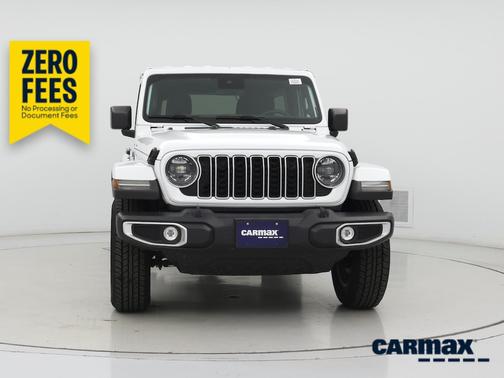 White 2025 Jeep Wrangler Sahara
