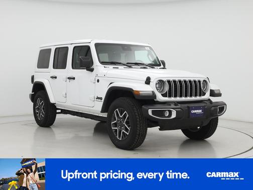 White 2025 Jeep Wrangler Sahara