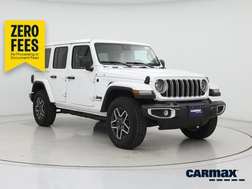 White 2025 Jeep Wrangler Sahara