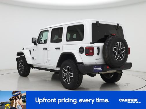 White 2025 Jeep Wrangler Sahara