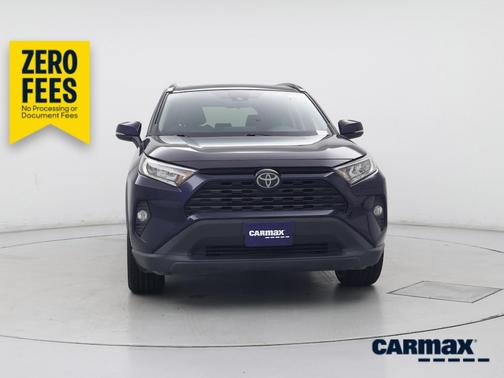 Blue 2019 Toyota RAV4 XLE Premium