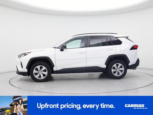 White 2021 Toyota RAV4 LE
