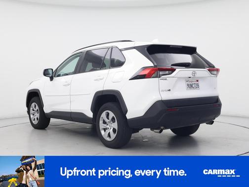 White 2021 Toyota RAV4 LE