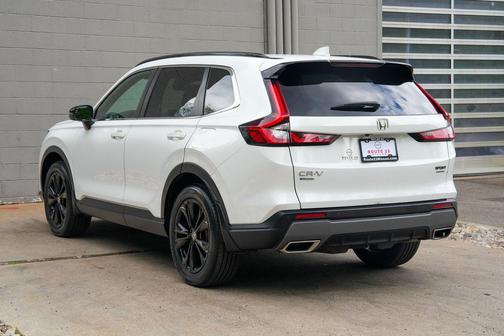 Platinum White Pearl 2023 Honda CR-V Hybrid Sport Touring AWD