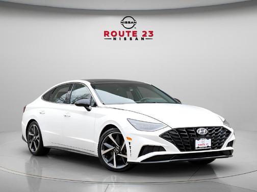 Serenity White 2023 Hyundai SONATA SEL Plus