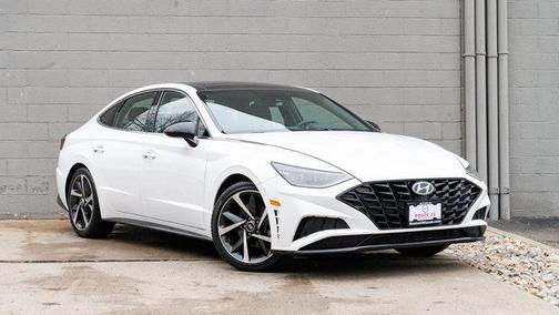 Serenity White 2023 Hyundai SONATA SEL Plus
