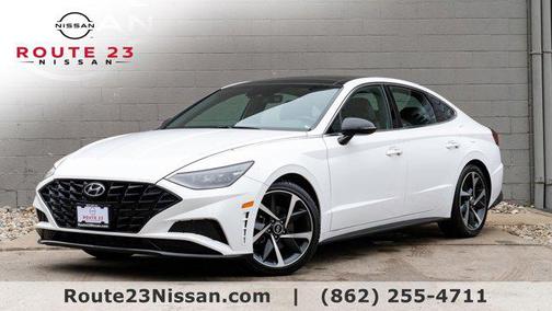 Serenity White 2023 Hyundai SONATA SEL Plus