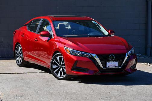 Scarlet Ember Tintcoat 2023 Nissan Sentra SV