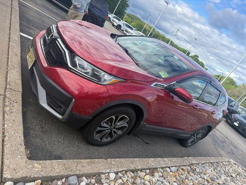 Radiant Red Metallic 2021 Honda CR-V AWD EX