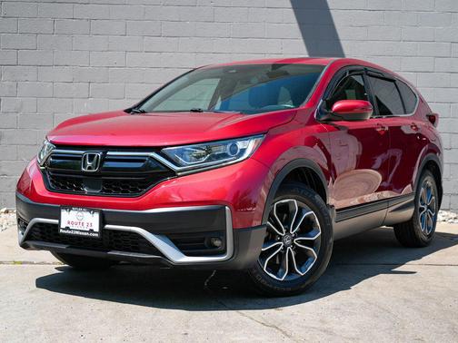 Radiant Red Metallic 2021 Honda CR-V AWD EX