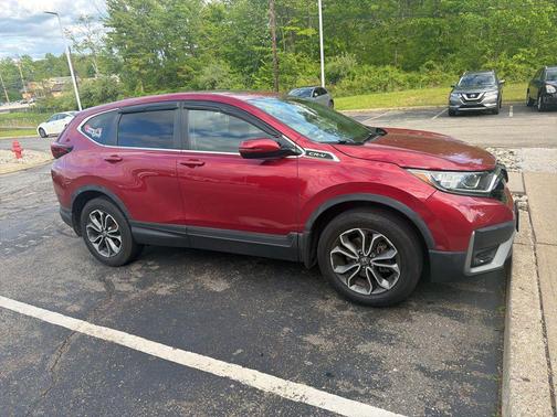Radiant Red Metallic 2021 Honda CR-V AWD EX