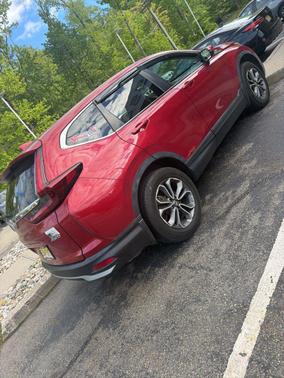 Radiant Red Metallic 2021 Honda CR-V AWD EX