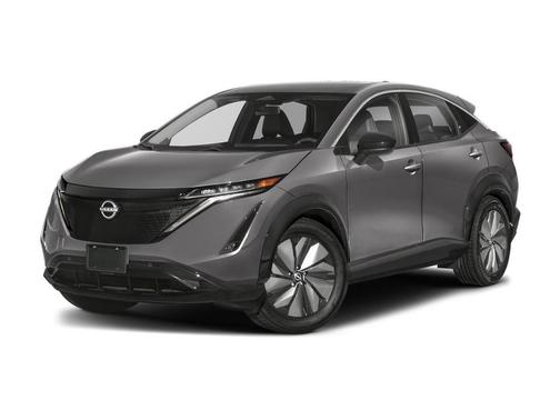 Boulder Gray Pearl/Black Diamond Pearl 2024 Nissan ARIYA ENGAGE+