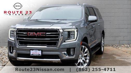 Satin Steel Metallic 2022 GMC Yukon XL SLT