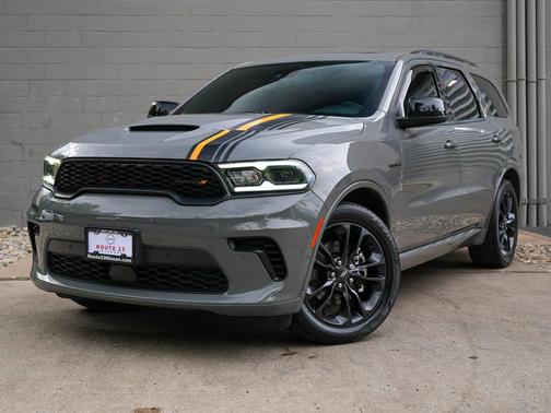 Destroyer Gray Clearcoat 2023 Dodge Durango Hemi Orange AWD