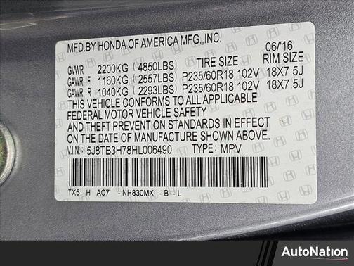 2017 Acura RDX Advance Package