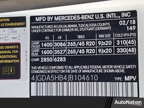 2018 Mercedes-Benz GLE 350 4MATIC