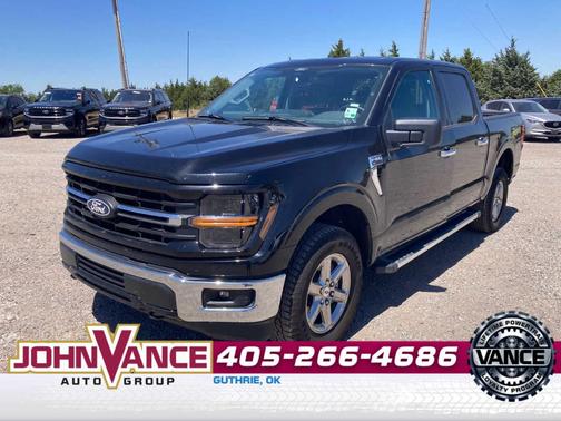 Agate Black Metallic 2025 Ford F-150 XLT