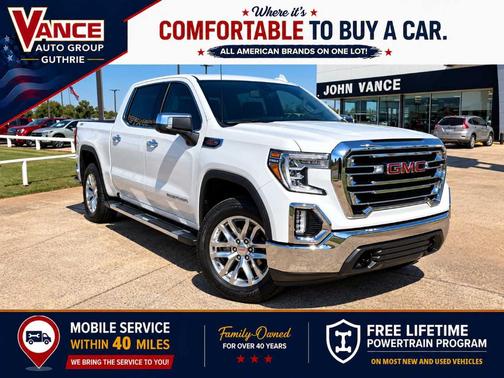 Summit White 2020 GMC Sierra 1500 SLT