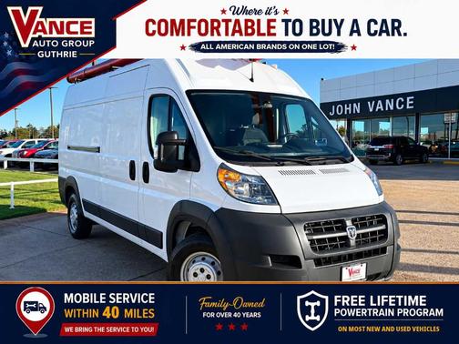 Bright White Clearcoat 2018 RAM ProMaster 2500 High Roof