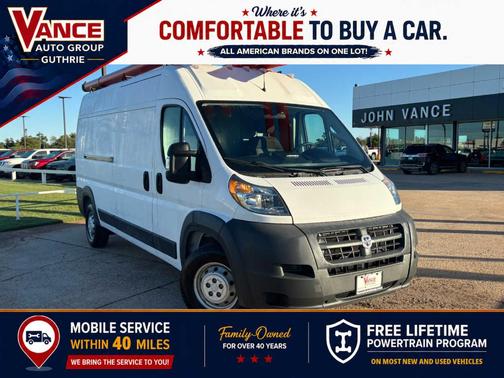 Bright White Clearcoat 2018 RAM ProMaster 2500 High Roof