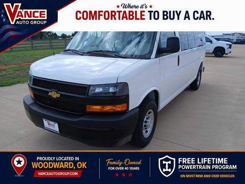 Summit White 2025 Chevrolet Express 3500 LS