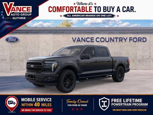 Agate Black Metallic 2026 Ford F-150 Lariat
