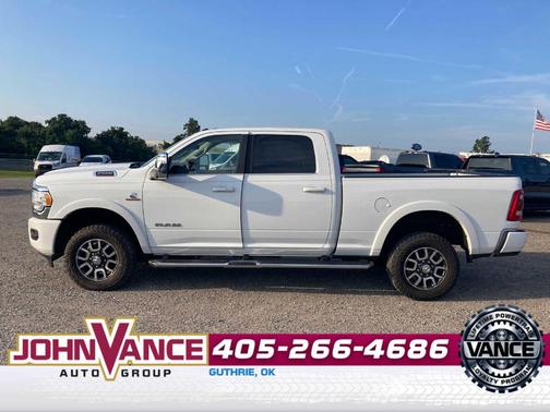 Bright White Clearcoat 2023 RAM 2500 Longhorn