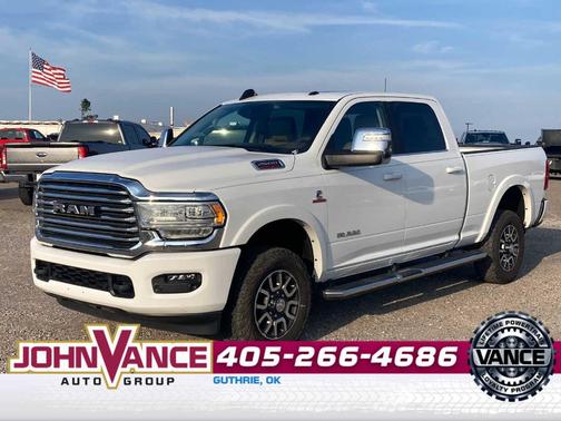 Bright White Clearcoat 2023 RAM 2500 Longhorn