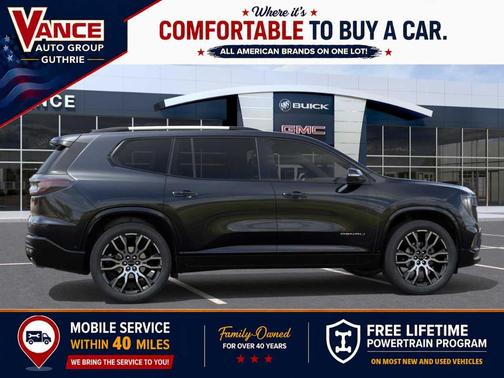 Ebony Twilight Metallic 2026 GMC Acadia AWD Denali Ultimate