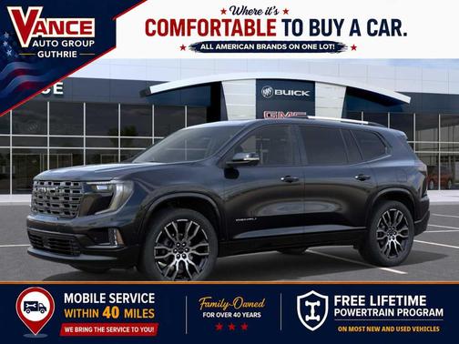 Ebony Twilight Metallic 2026 GMC Acadia AWD Denali Ultimate