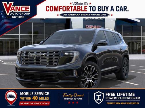 Ebony Twilight Metallic 2026 GMC Acadia AWD Denali Ultimate