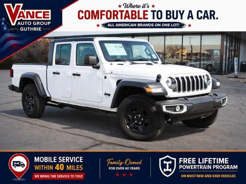 Bright White Clearcoat 2026 Jeep Gladiator Sport