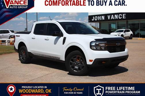 Oxford White 2024 Ford Maverick Lariat