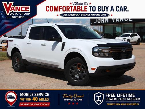 Oxford White 2024 Ford Maverick Lariat