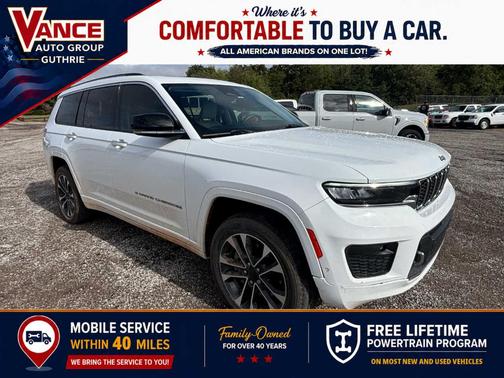 Bright White Clearcoat 2021 Jeep Grand Cherokee L Overland