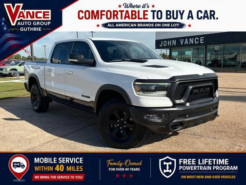 Bright White Clearcoat 2021 RAM 1500 Rebel