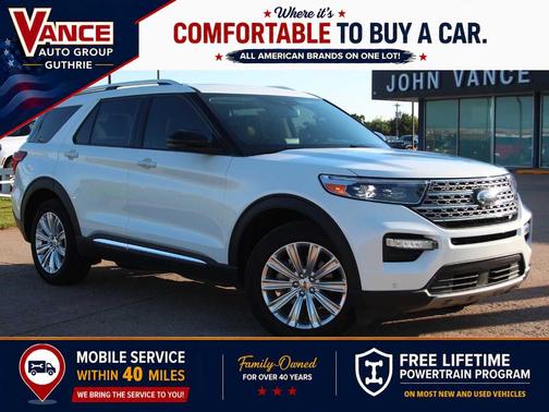 Star White 2023 Ford Explorer Limited