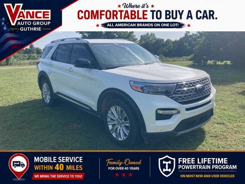 Star White 2023 Ford Explorer Limited