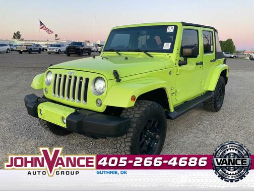 Hypergreen Clearcoat 2017 Jeep Wrangler Unlimited Sahara