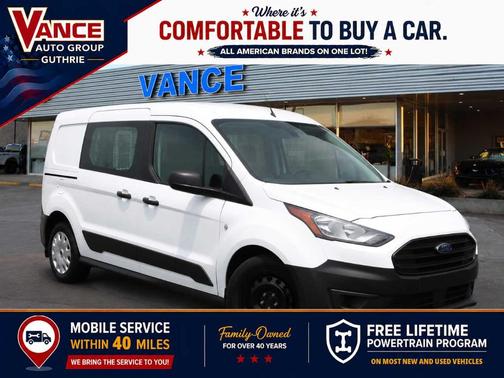 Frozen White 2022 Ford Transit Connect XL