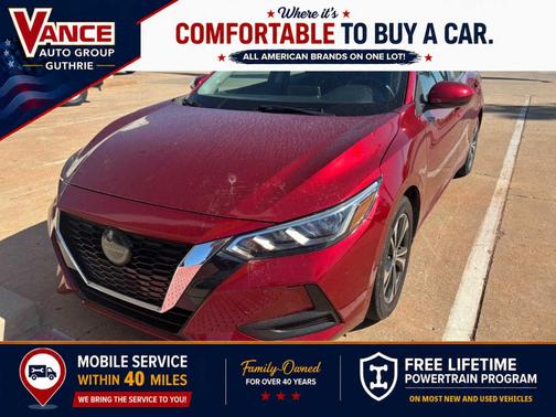 Scarlet Ember 2022 Nissan Sentra SV