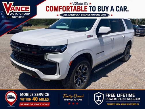 Summit White 2023 Chevrolet Suburban Z71