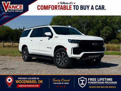 Summit White 2023 Chevrolet Suburban Z71