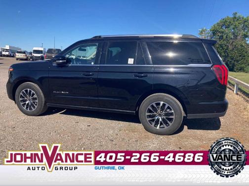 Agate Black Metallic 2025 Ford Expedition Platinum