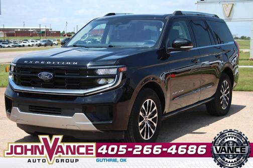 Agate Black Metallic 2025 Ford Expedition Platinum