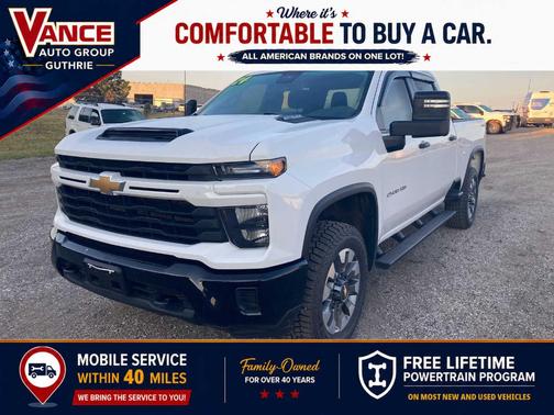 Summit White 2024 Chevrolet Silverado 2500 Custom