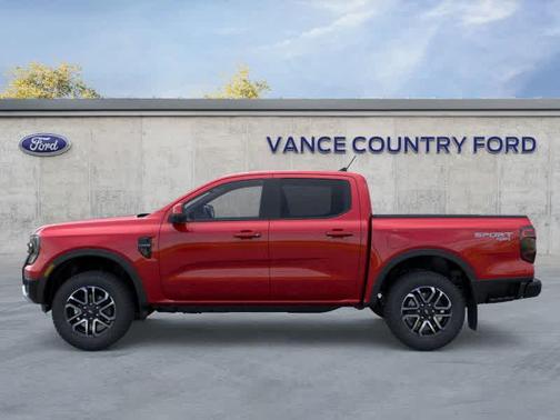 Ruby Red Metallic Tinted Clearcoat 2026 Ford Ranger Lariat