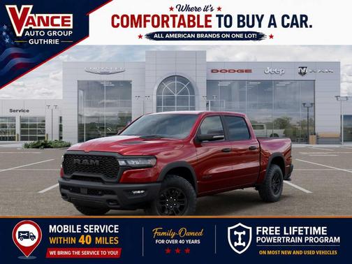 Molten Red Pearlcoat 2026 RAM 1500 Rebel