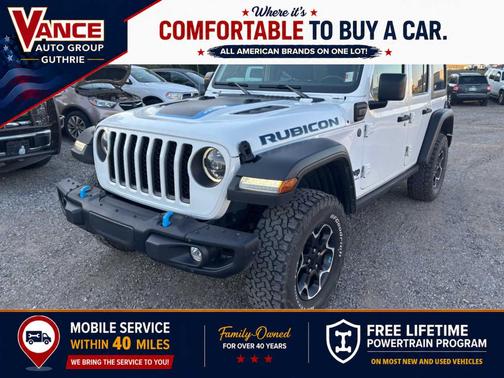 Bright White Clearcoat 2023 Jeep Wrangler 4xe Rubicon